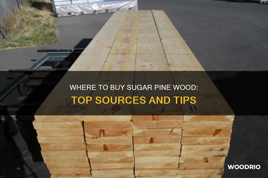 where can i buy sugar pine wood