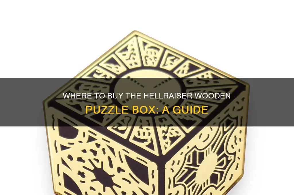 where can i buy the hellraiser wooden box from