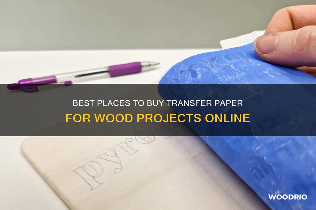 where can i buy transfer paper for wood