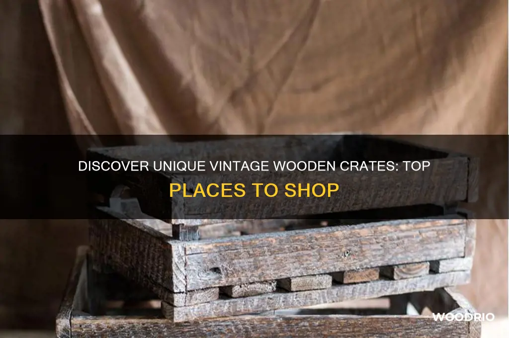 where can i buy vintage wooden crates
