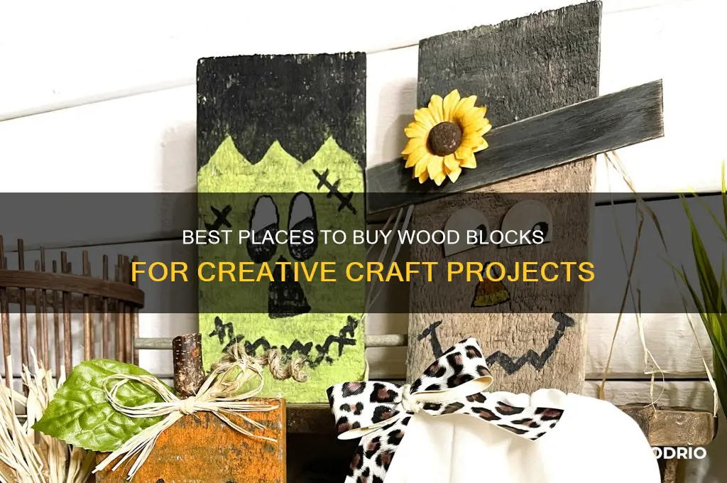 where can i buy wood blocks for crafts