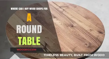 Where to Buy Wood Chops for a Perfect Round Table
