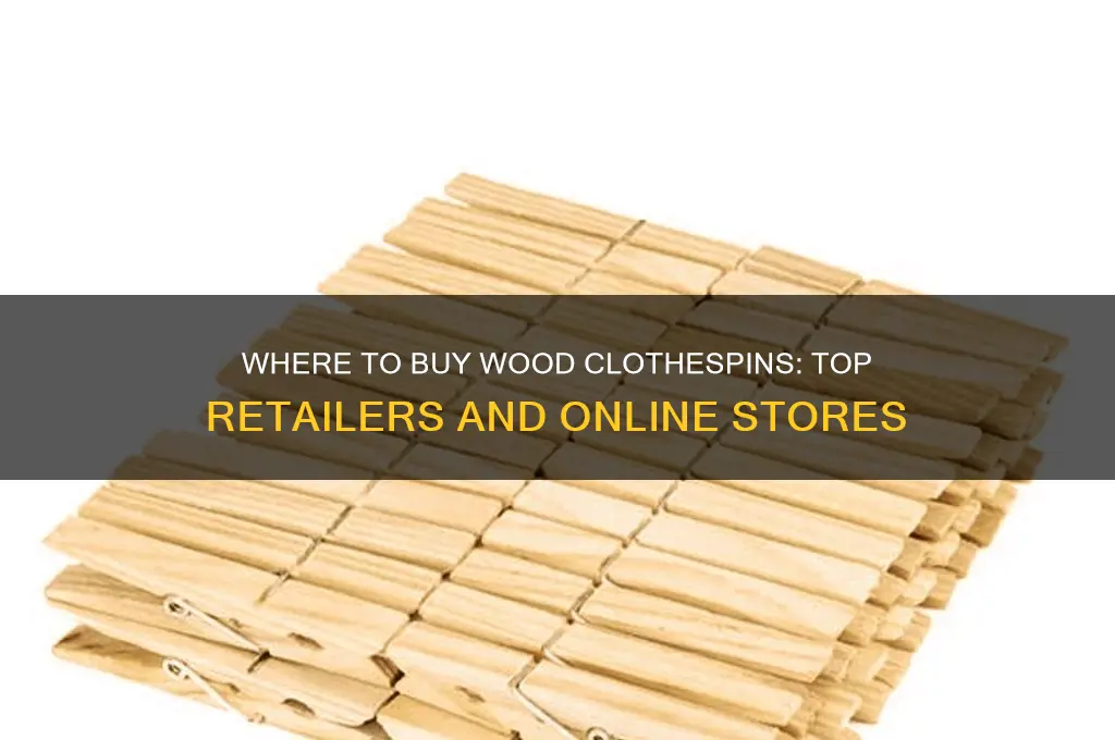 where can i buy wood clothespins