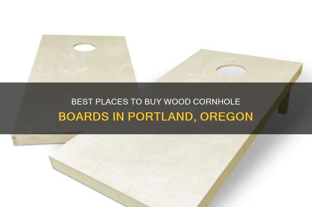 where can i buy wood cornhole in portland oregon