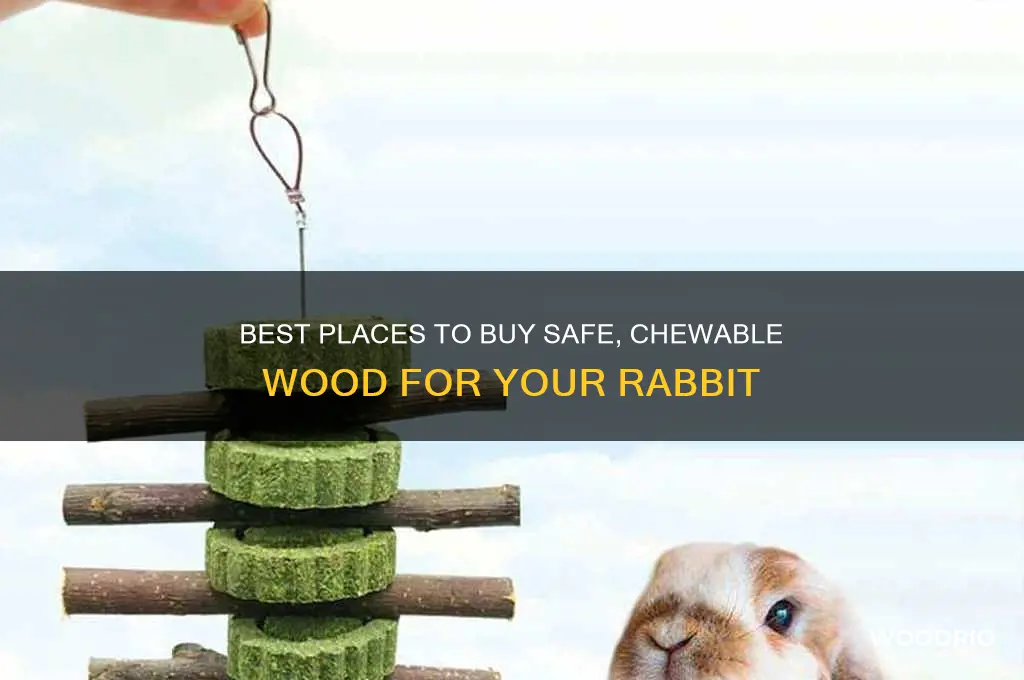 where can i buy wood for my rabbit to chew