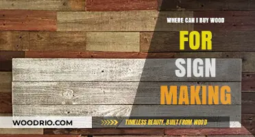 Best Places to Buy Quality Wood for DIY Sign Making Projects