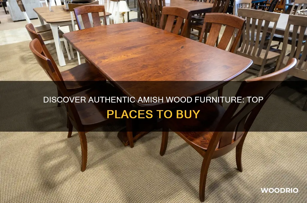 where can i buy wood furniture from the amish
