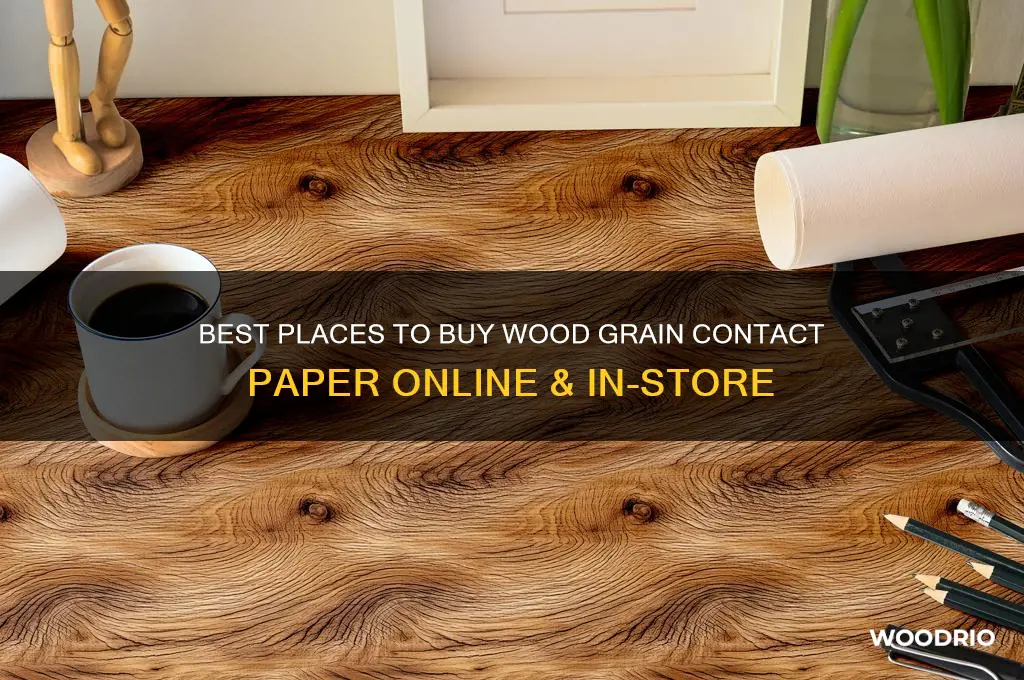 where can i buy wood grain contact paper
