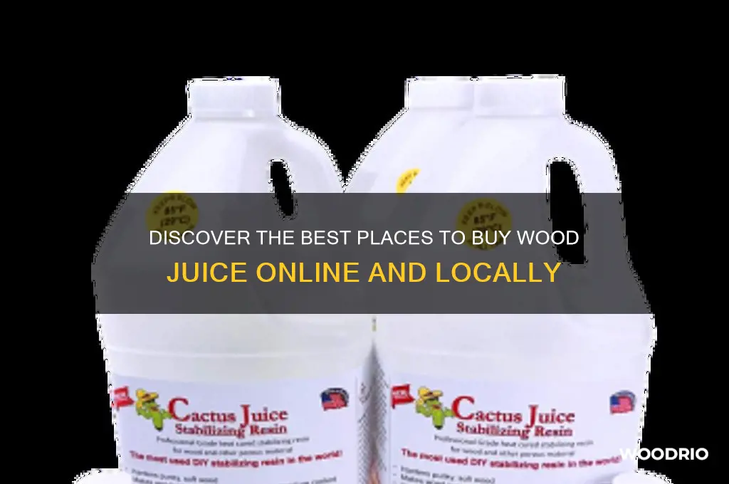 where can i buy wood juice