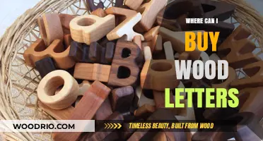 Where to Buy Wood Letters: Top Retailers and Online Stores