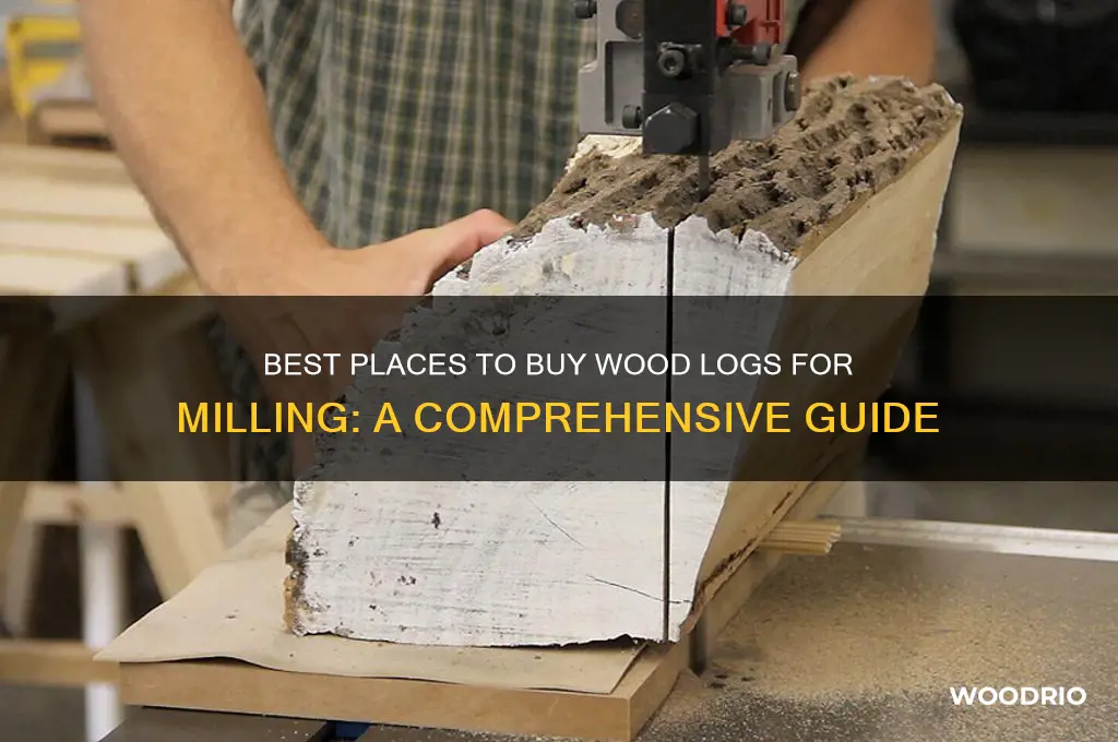 where can i buy wood logs for milling
