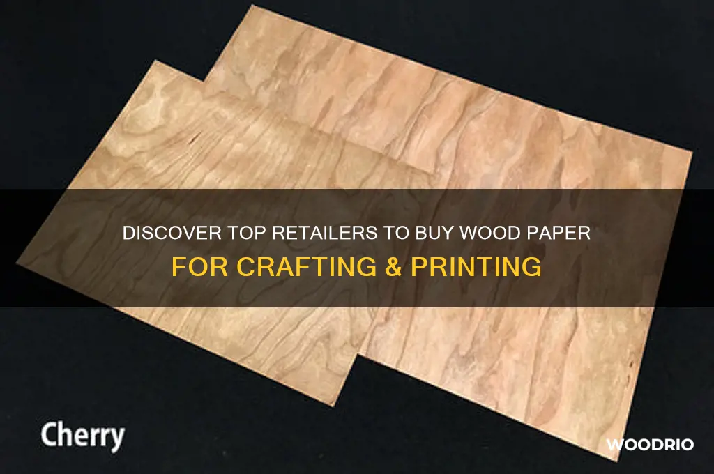 where can i buy wood paper