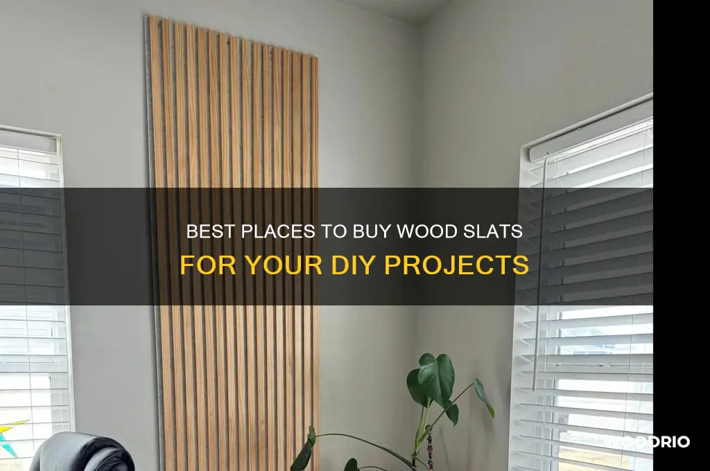 where can i buy wood slats