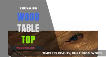 Where to Buy Wood Table Tops: Top Retailers and Online Stores