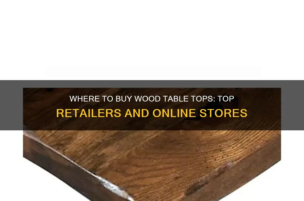 where can i buy wood table top