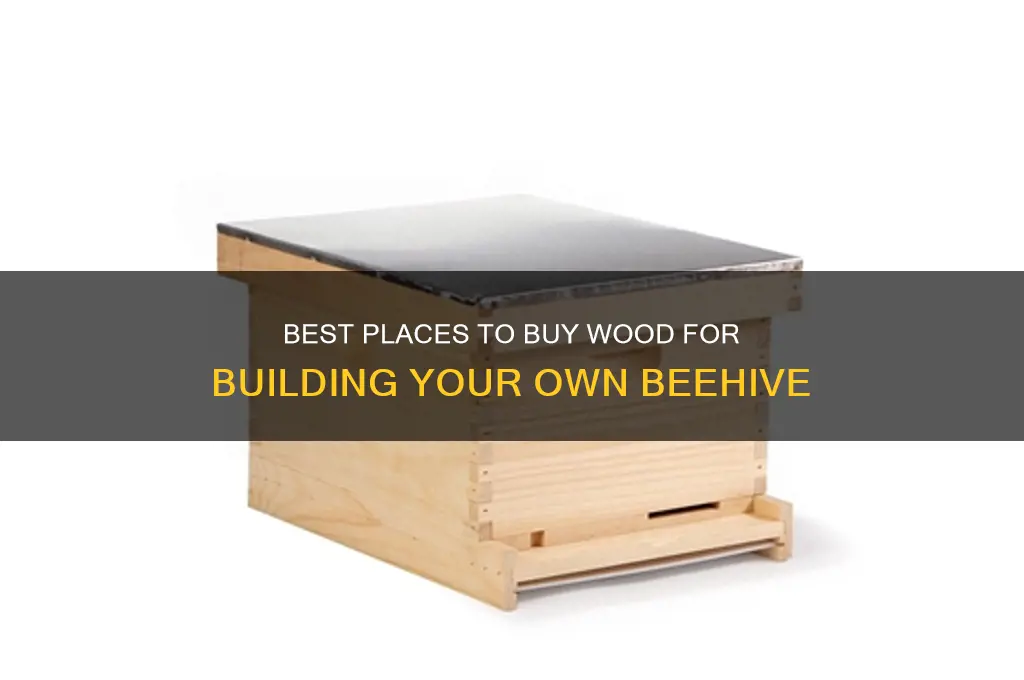 where can i buy wood to make a beehive
