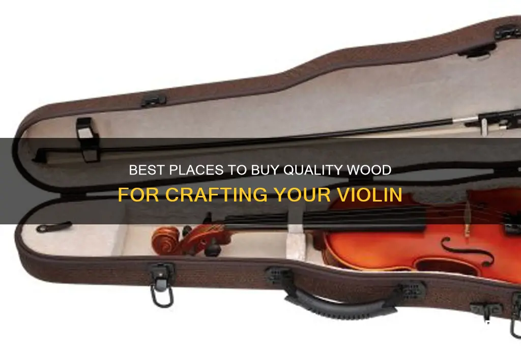 where can i buy wood to make a violin