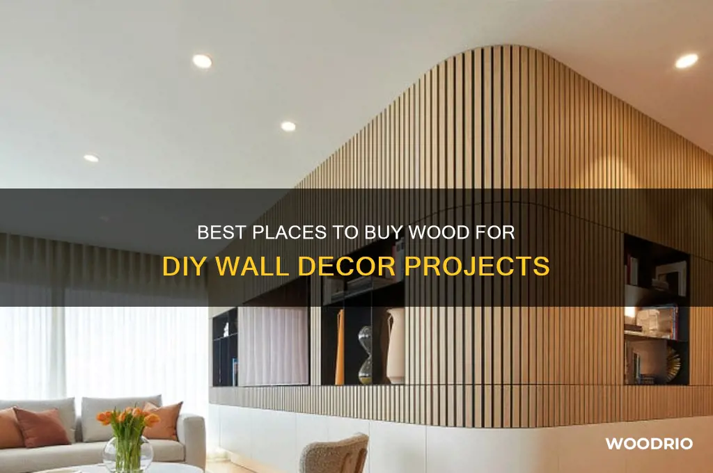 where can i buy wood to make wall decor