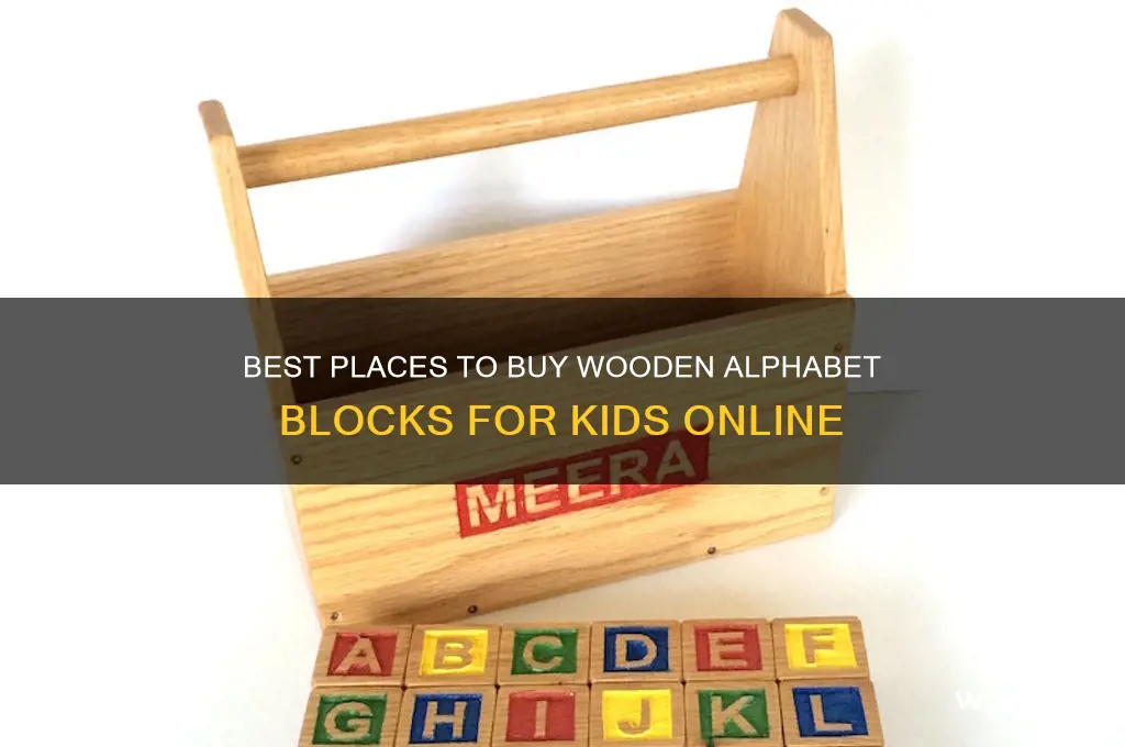 where can i buy wooden alphabet blocks