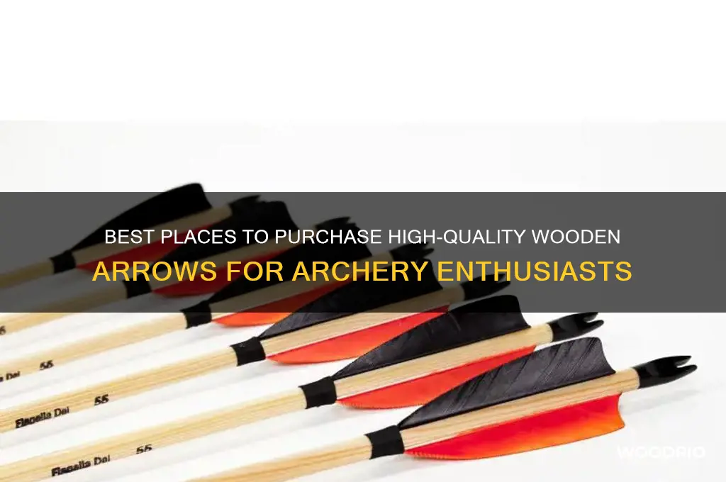 where can i buy wooden arrows