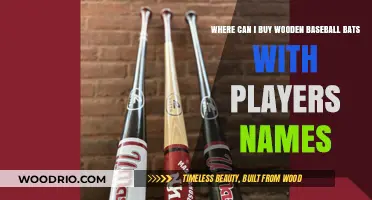 Where to Buy Custom Wooden Baseball Bats with Player Names