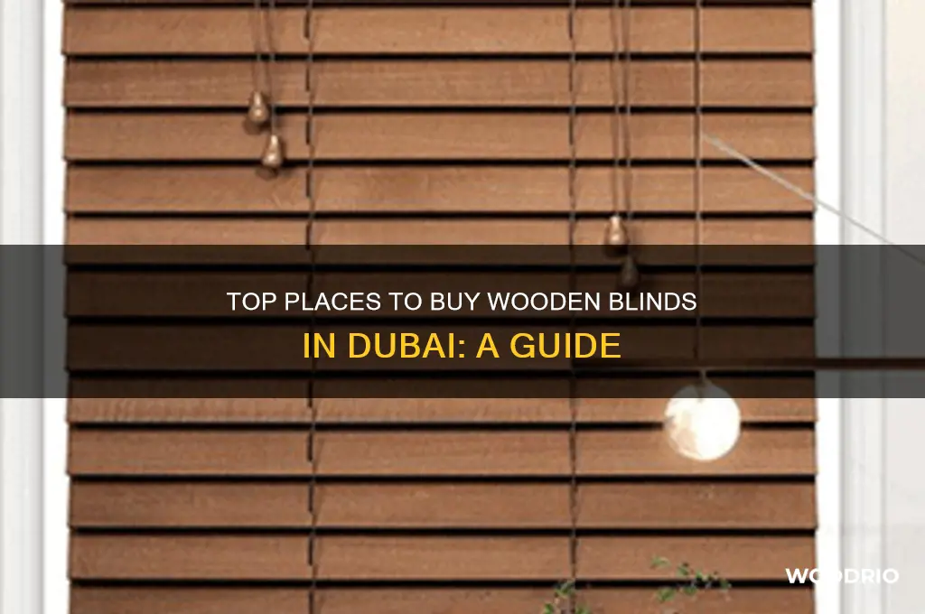 where can i buy wooden blinds in dubai