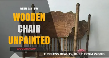Where to Buy Unpainted Wooden Chairs: A Comprehensive Guide