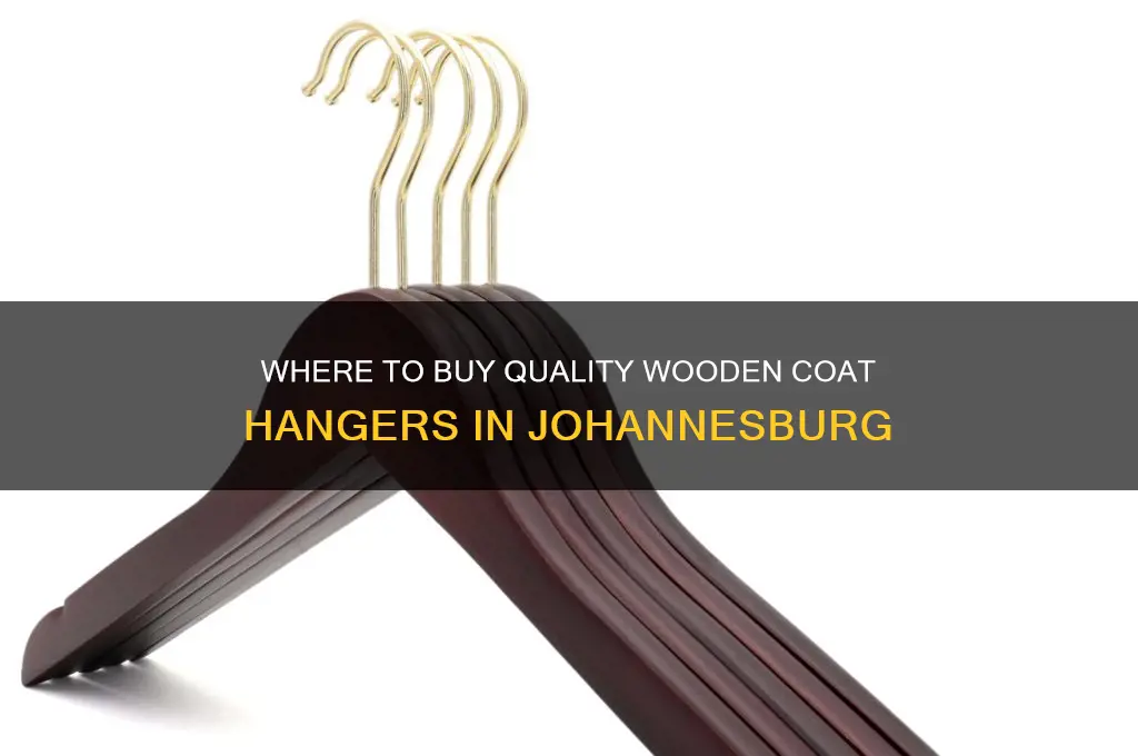 where can i buy wooden coat hangers in johannesburg
