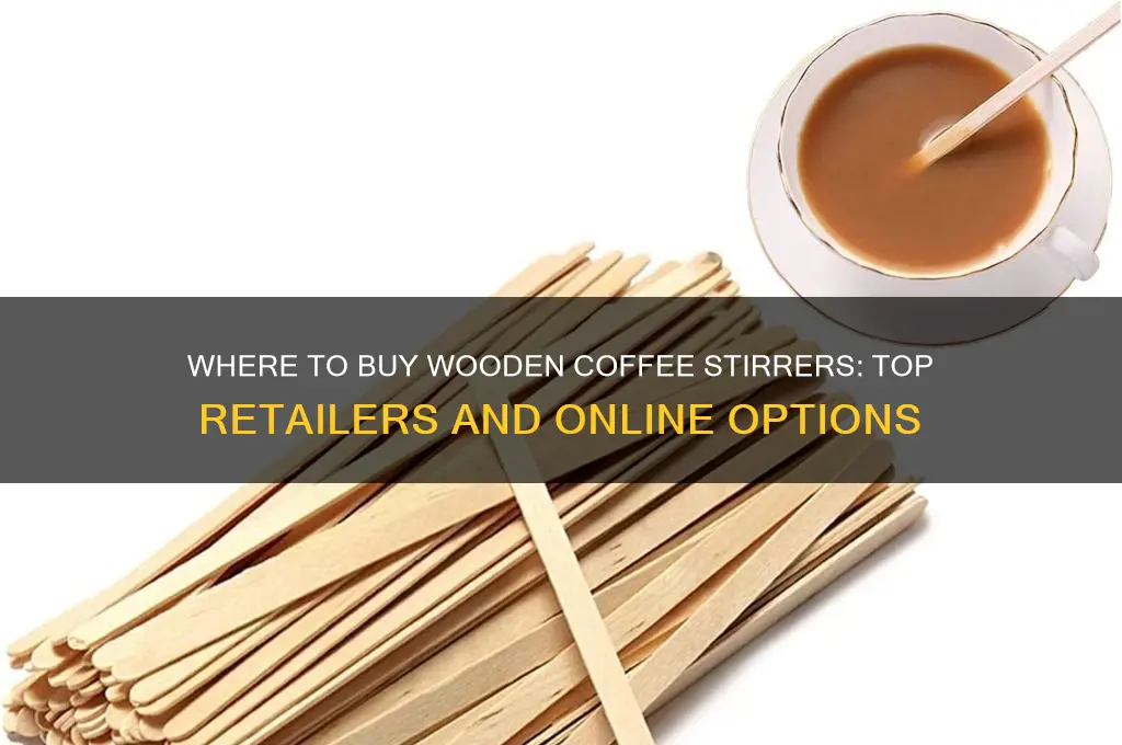 where can i buy wooden coffee stirrers