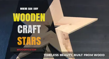 Where to Buy Wooden Craft Stars for DIY Projects