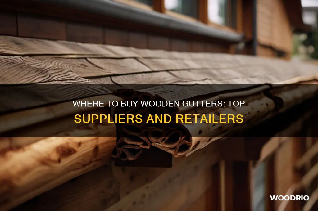 where can i buy wooden gutters