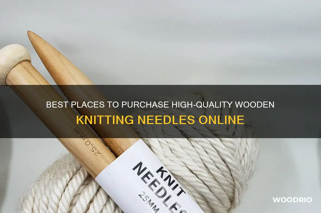 where can i buy wooden knitting needles