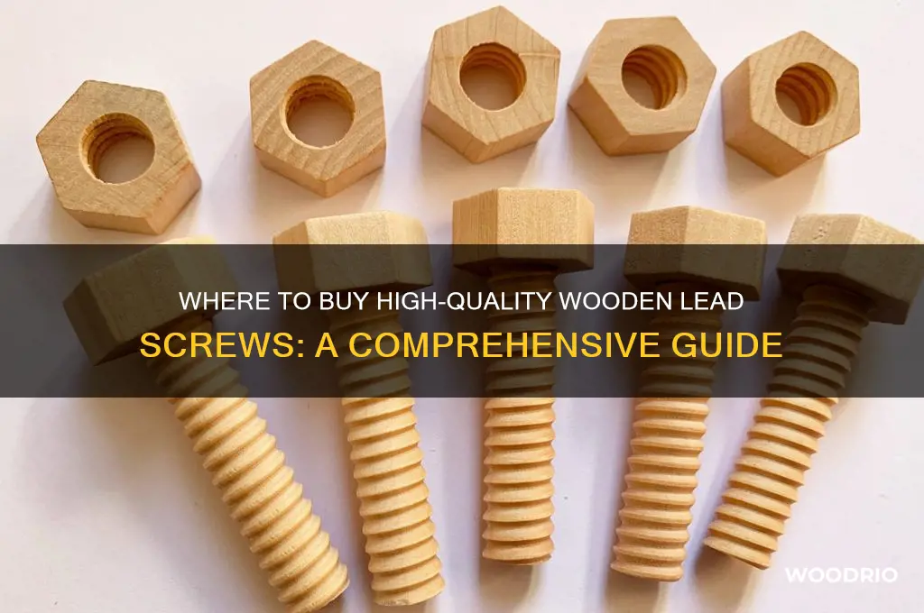 where can i buy wooden lead screws
