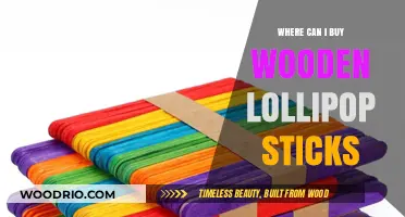 Where to Buy Wooden Lollipop Sticks: Top Retailers and Online Sources