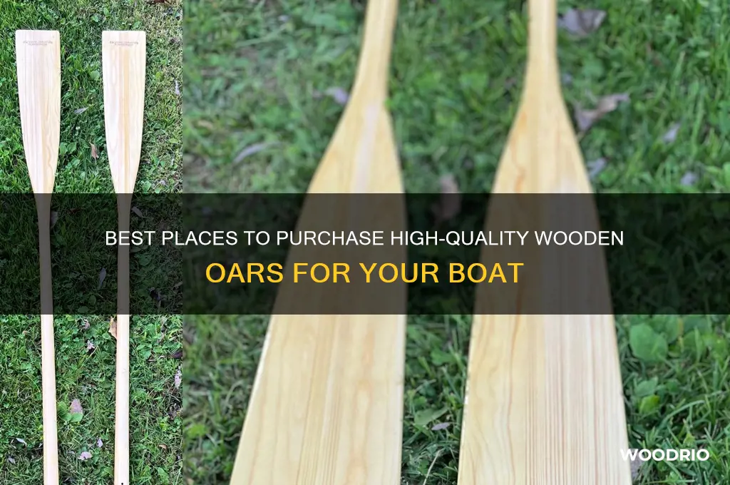 where can i buy wooden oars