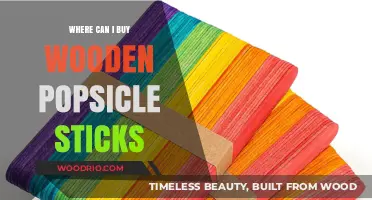 Where to Buy Wooden Popsicle Sticks for Crafts and Projects