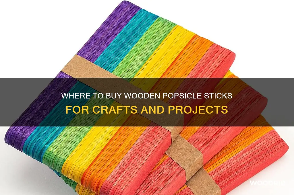 where can i buy wooden popsicle sticks