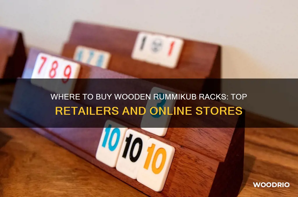 where can i buy wooden rummicube racks