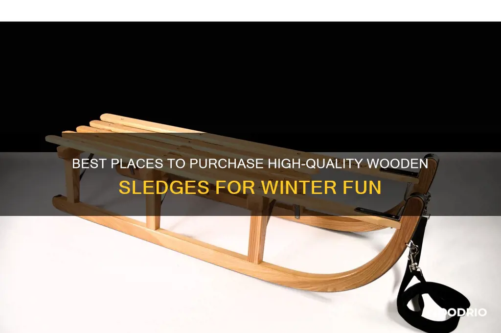 where can i buy wooden sledges