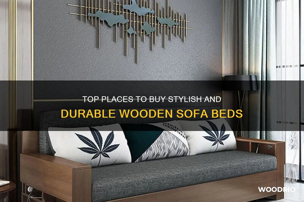 where can i buy wooden sofa bed