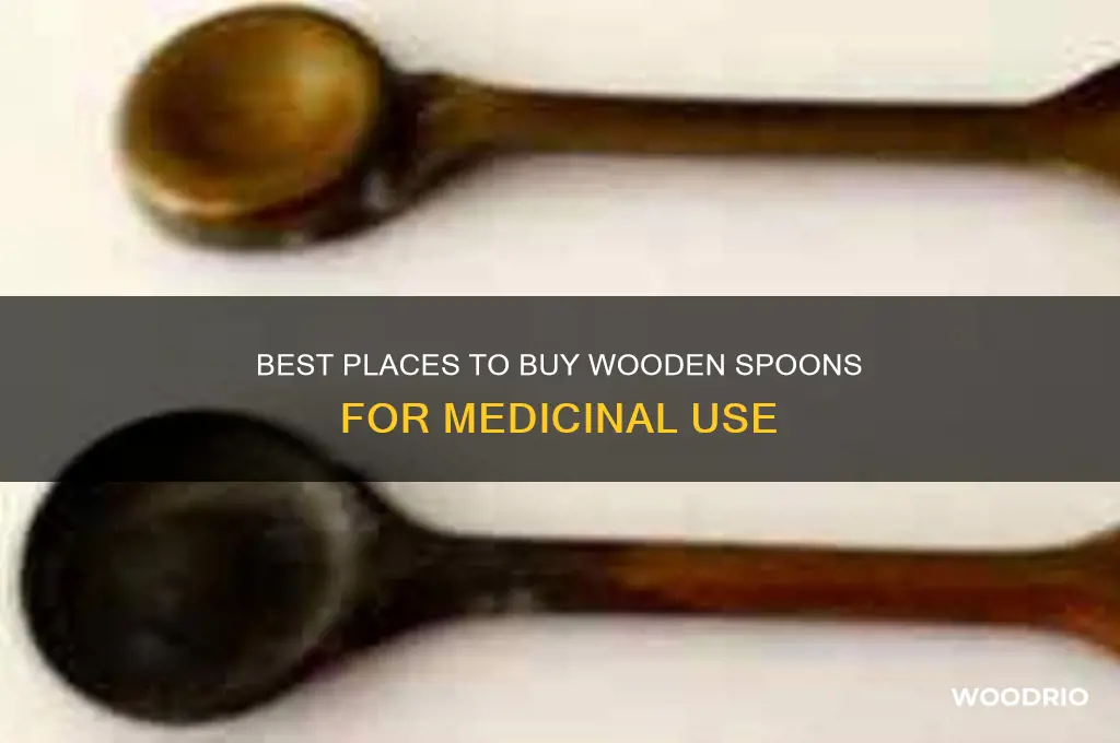 where can i buy wooden spoons to take medicine