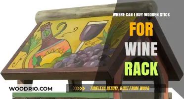 Where to Buy Wooden Sticks for DIY Wine Racks