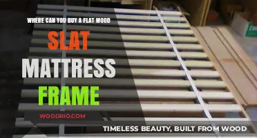 Best Places to Buy a Flat Wood Slat Mattress Frame Online