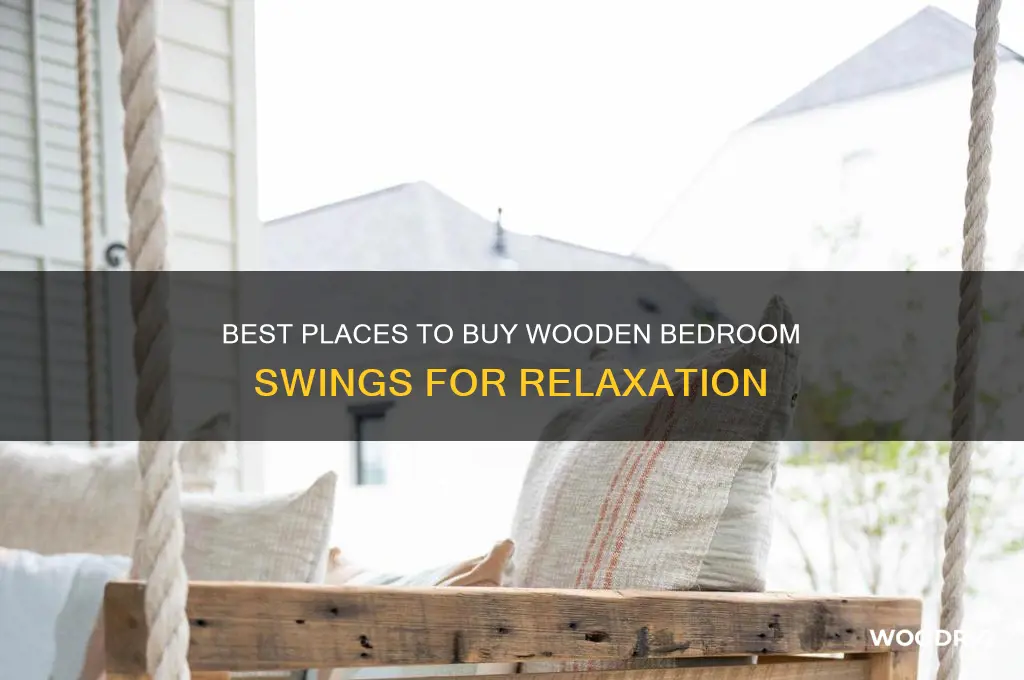 where can you buy a wooden swing for a bedroom