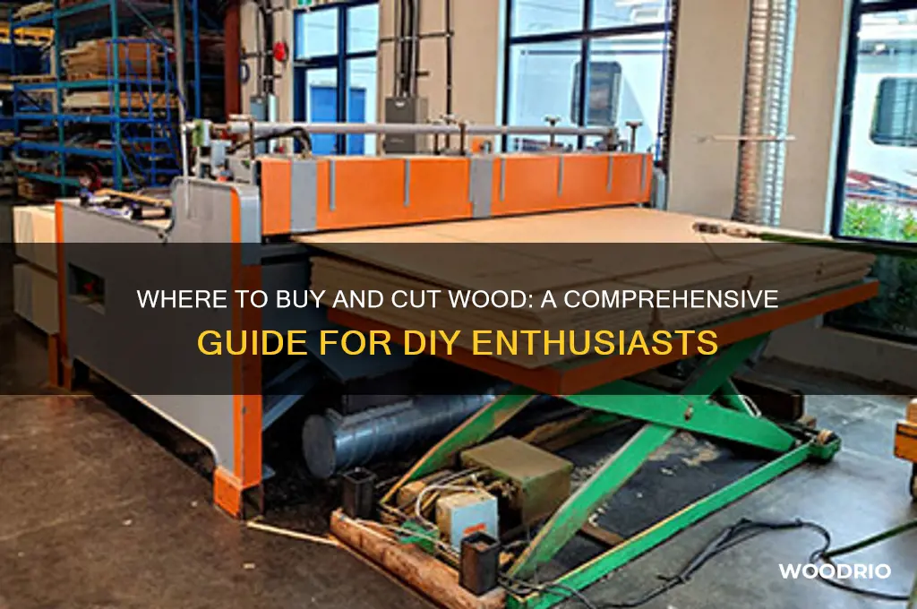 where can you buy and cut wood