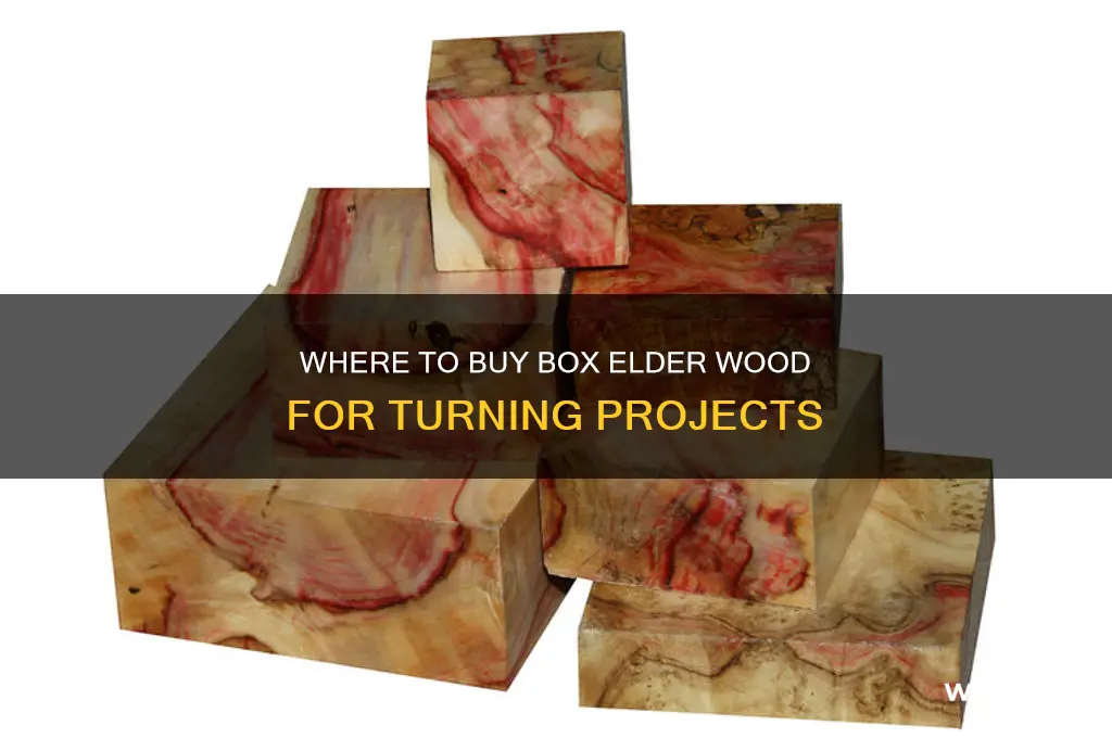 where can you buy box elder wood for turning