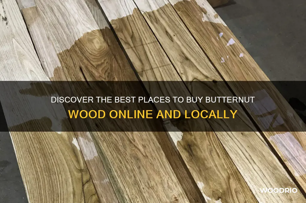 where can you buy butternut wood