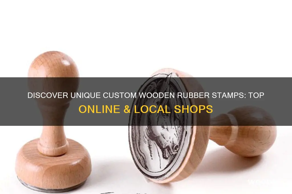 where can you buy custom made wooden rubber stamps