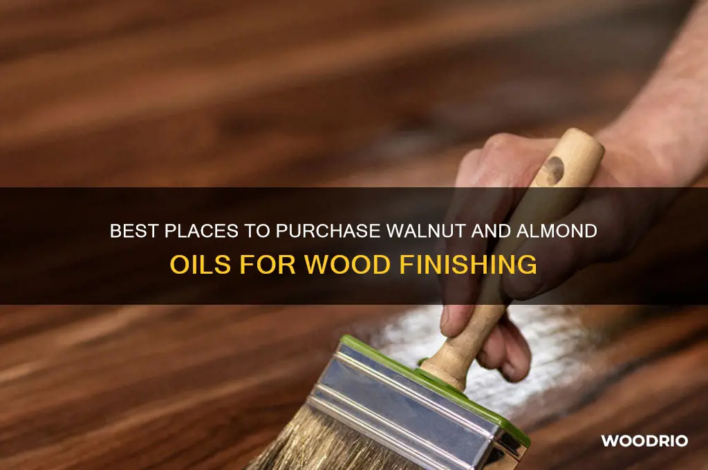 where can you buy walnut and almonds oils for wood