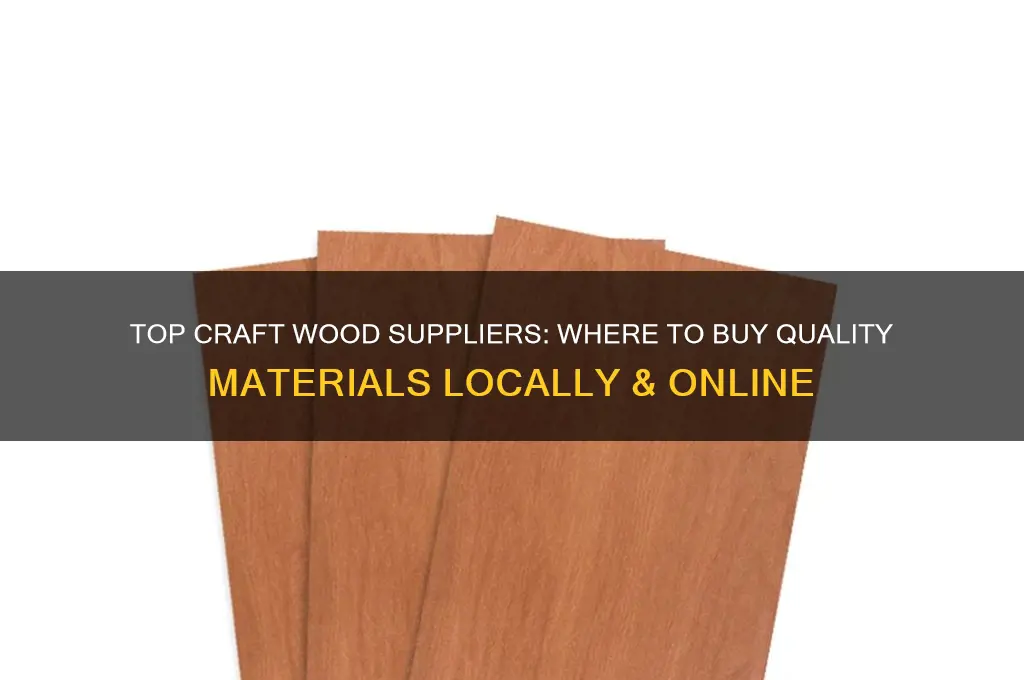 where can you buy wood for crafts